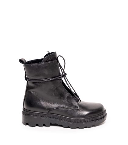 Дамски черни кожени боти GIANNI CRASTO