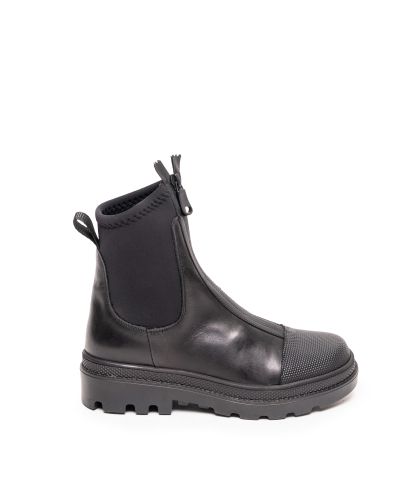 Дамски черни кожени боти GIANNI CRASTO