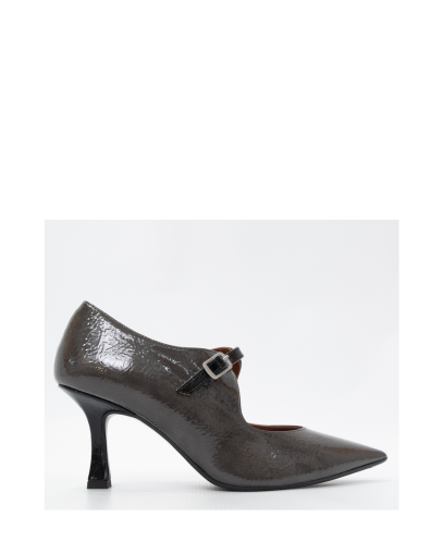 Дамски сиви елегантни обувки WALL STREET