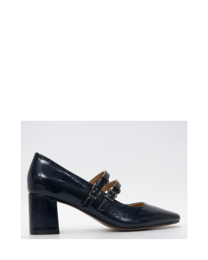 Дамски сини обувки лак REGARDE LE CIEL