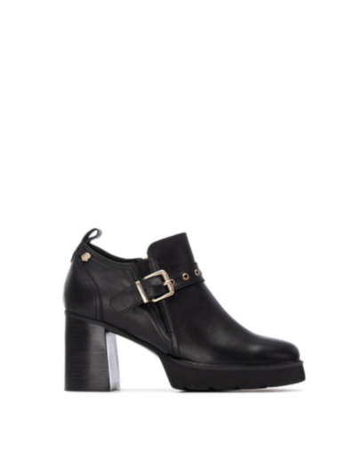 Дамски черни кожени обувки CARMELA