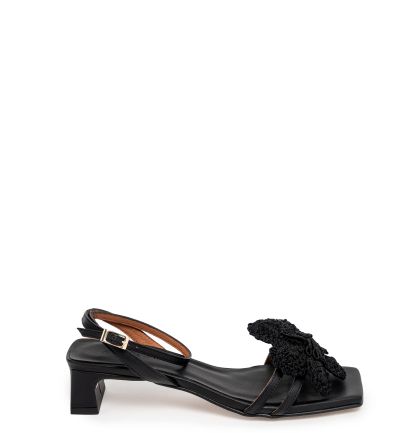 Дамски черни сандали ANGEL ALARCON