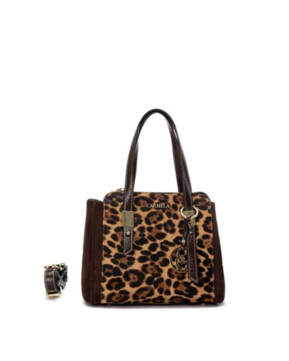 Дамска велурена чанта CARMELA