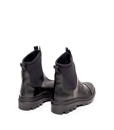 Дамски черни кожени боти GIANNI CRASTO