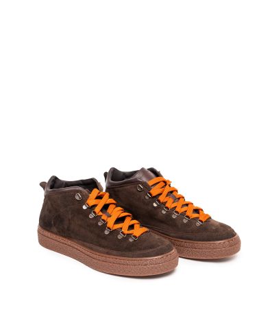 Мъжки кафяви велурени боти KEBO