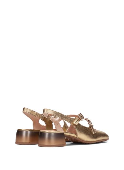 Дамски златисти обувки HISPANITAS