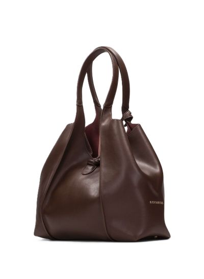 Дамска кафява кожена чанта HISPANITAS