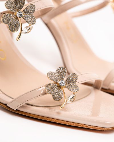 Дамски бежови сандали ALBANO