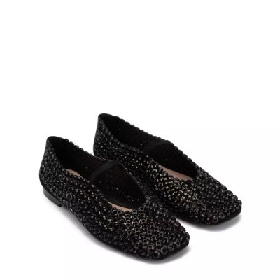 Дамски черни балерини TOSCA BLU