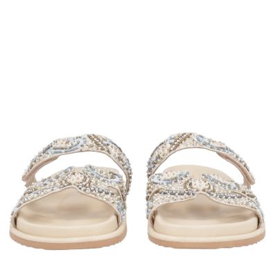 Дамски бежови чехли TOSCA BLU