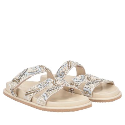 Дамски бежови чехли TOSCA BLU