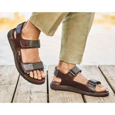 Мъжки кожени сини сандали PIKOLINOS