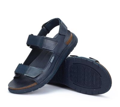 Мъжки кожени сини сандали PIKOLINOS