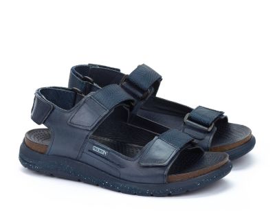 Мъжки кожени сини сандали PIKOLINOS