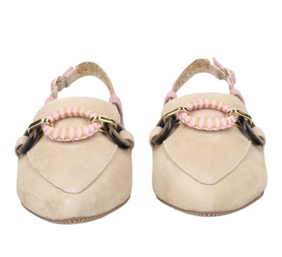 Дамски бежови обувки MARIPE