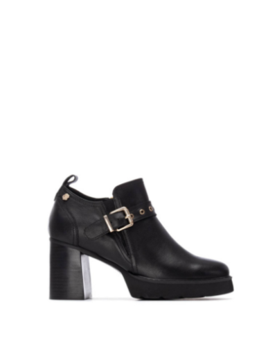 Дамски черни кожени обувки CARMELA