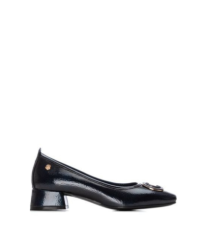 Дамски тъмносини обувки лак CARMELA