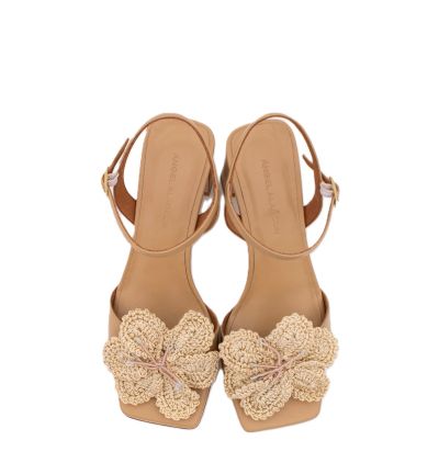 Дамски бежови сандали ANGEL ALARCON