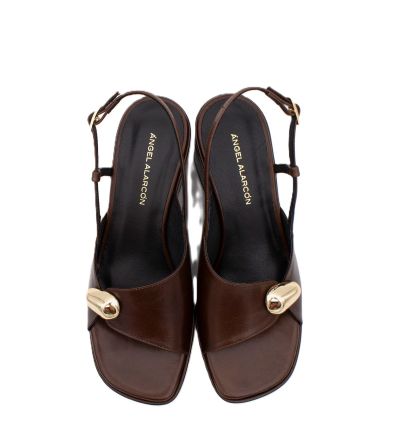 Дамски кафяви сандали ANGEL ALARCON