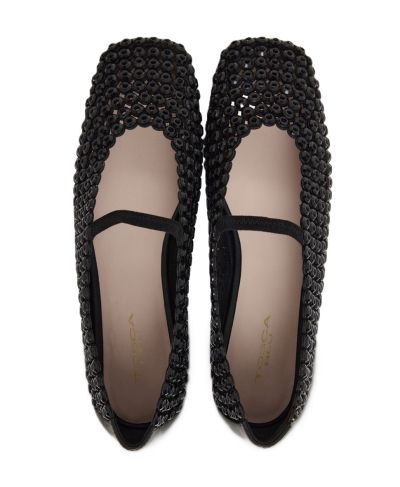 Дамски черни балерини TOSCA BLU