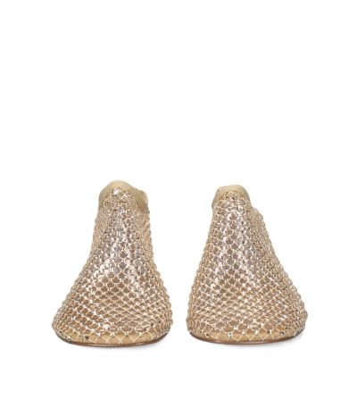 Дамски златисти балерини EXE