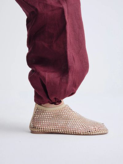 Дамски златисти балерини EXE