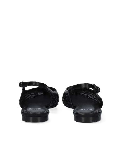 Дамски черни балерини EXE