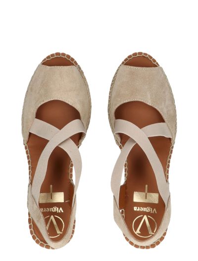 Дамски бежови еспадрили VIGUERA