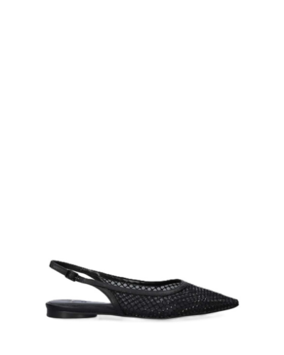 Дамски черни балерини EXE