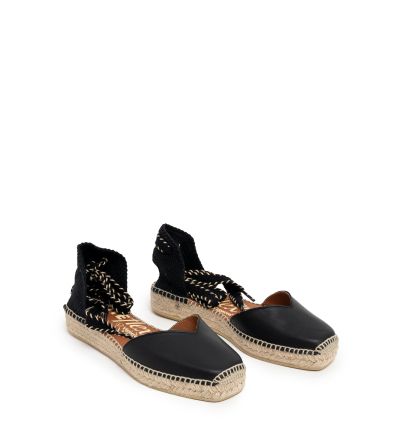 Дамски черни еспадрили VIGUERA