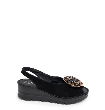 Дамски черни сандали DCHIGAS on VIGUERA