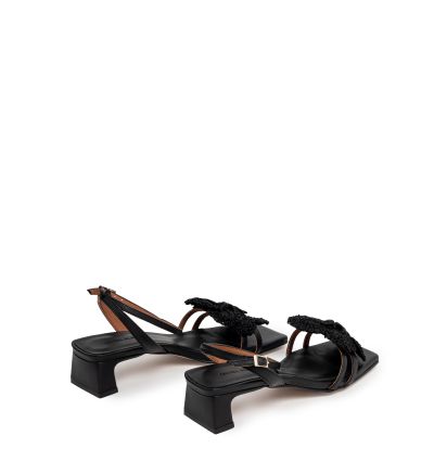 Дамски черни сандали ANGEL ALARCON