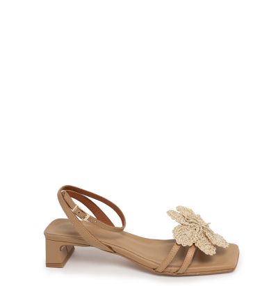Дамски бежови сандали ANGEL ALARCON