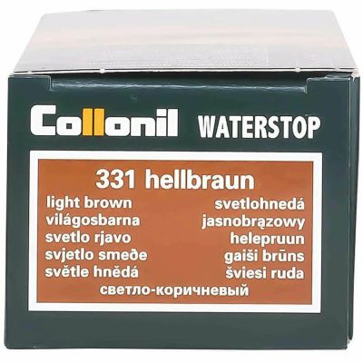 Светлокафява крем-боя за обувки COLLONIL Waterstop