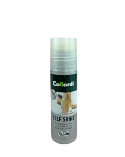 Безцветна течна гланцираща боя за кожени обувки COLLONIL Self shine